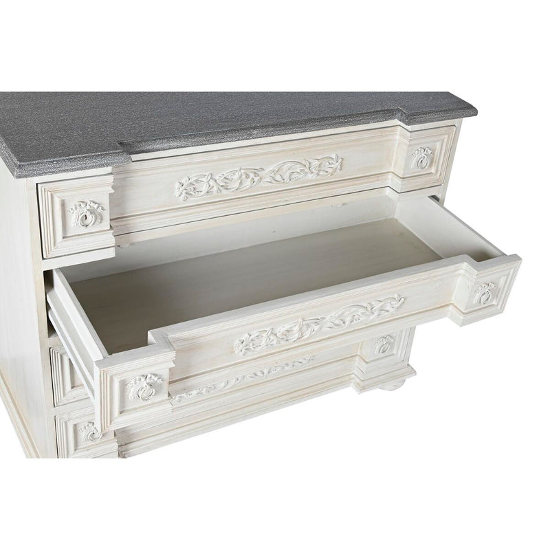 Chest of drawers DKD Home Decor 100 x 50 x 83,5 cm Grey Beige Dark grey Mango wood MDF Wood