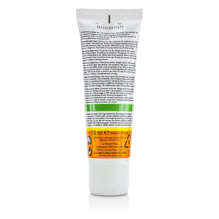 Anthelios Xl 50 Anti-shine Dry Touch Gel-cream Spf 50+ - For Sun & Sun Intolerant Skin - 50ml/1.69oz