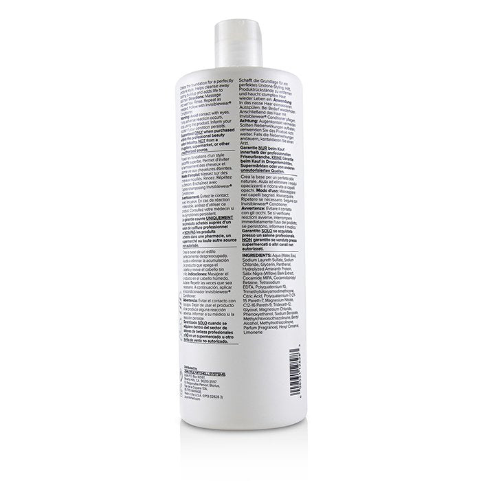 Invisiblewear Shampoo (preps Texture - Builds Volume) - 1000ml/33.8oz