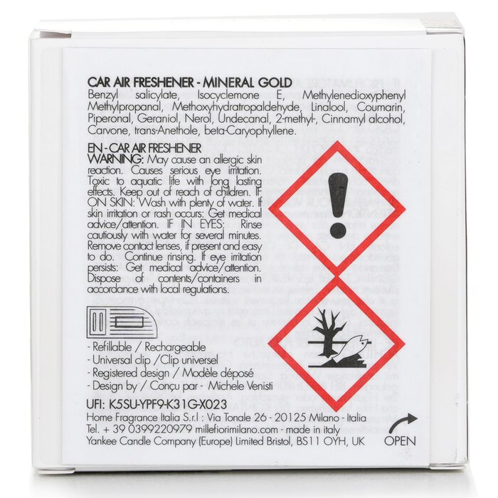 Icon Classic Purple Car Air Freshener - Mineral Gold - 1pc