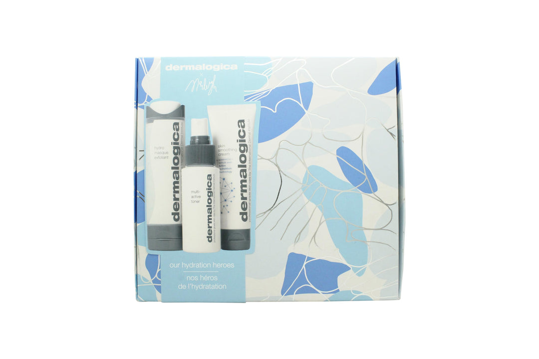 Dermalogica Our Hydration Heroes Presentset 50ml Hydro Mask Exfoliant + 50ml Multi-Active Toner + 50ml Hud Mjukgörande Kräm