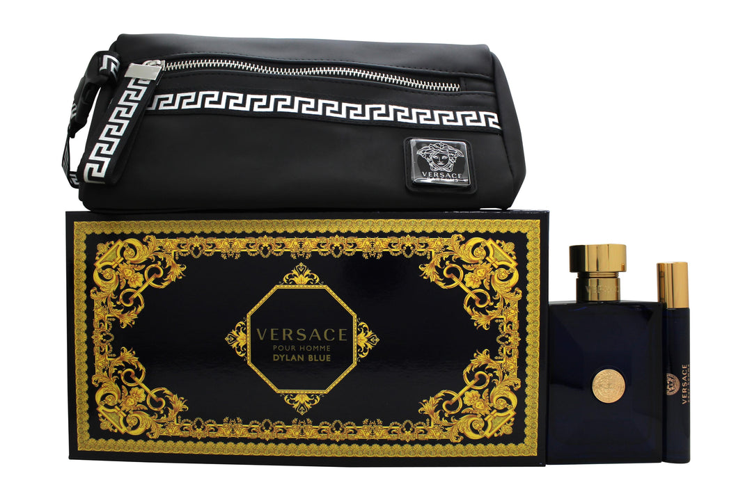 Versace Pour Homme Dylan Blue Presentset 100ml EDT + 10ml EDT + Toiletry Bag
