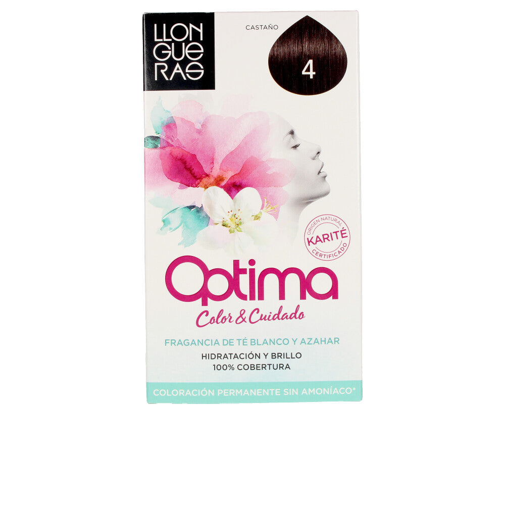 OPTIMA hair colour #4-castaño