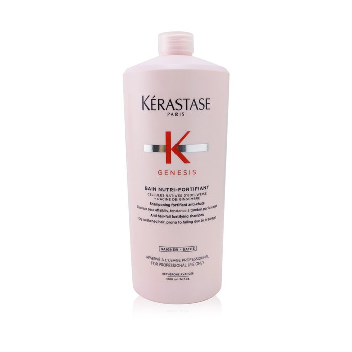 Genesis Bain Nutri-fortifiant Anti Hair-fall Fortifying Shampoo (dry Weakened Hair, Prone To Falling Due To Breakage) - 1000ml/34oz