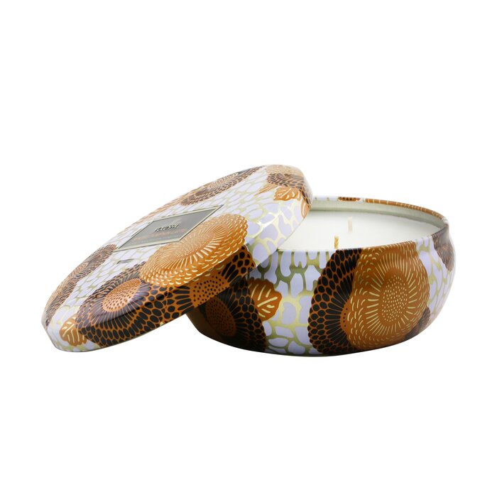 3 Wick Decorative Tin Candle - Spiced Pumpkin Latte - 340g/12oz