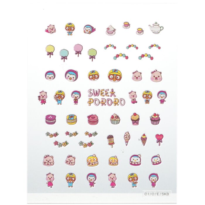 Pororo Nail Sticker - # Pr 08 - 1pack