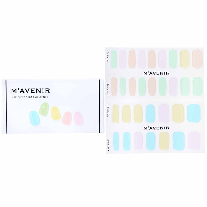 Nail Sticker (assorted Colour) - # Sugar Sugar Nail - 32pcs