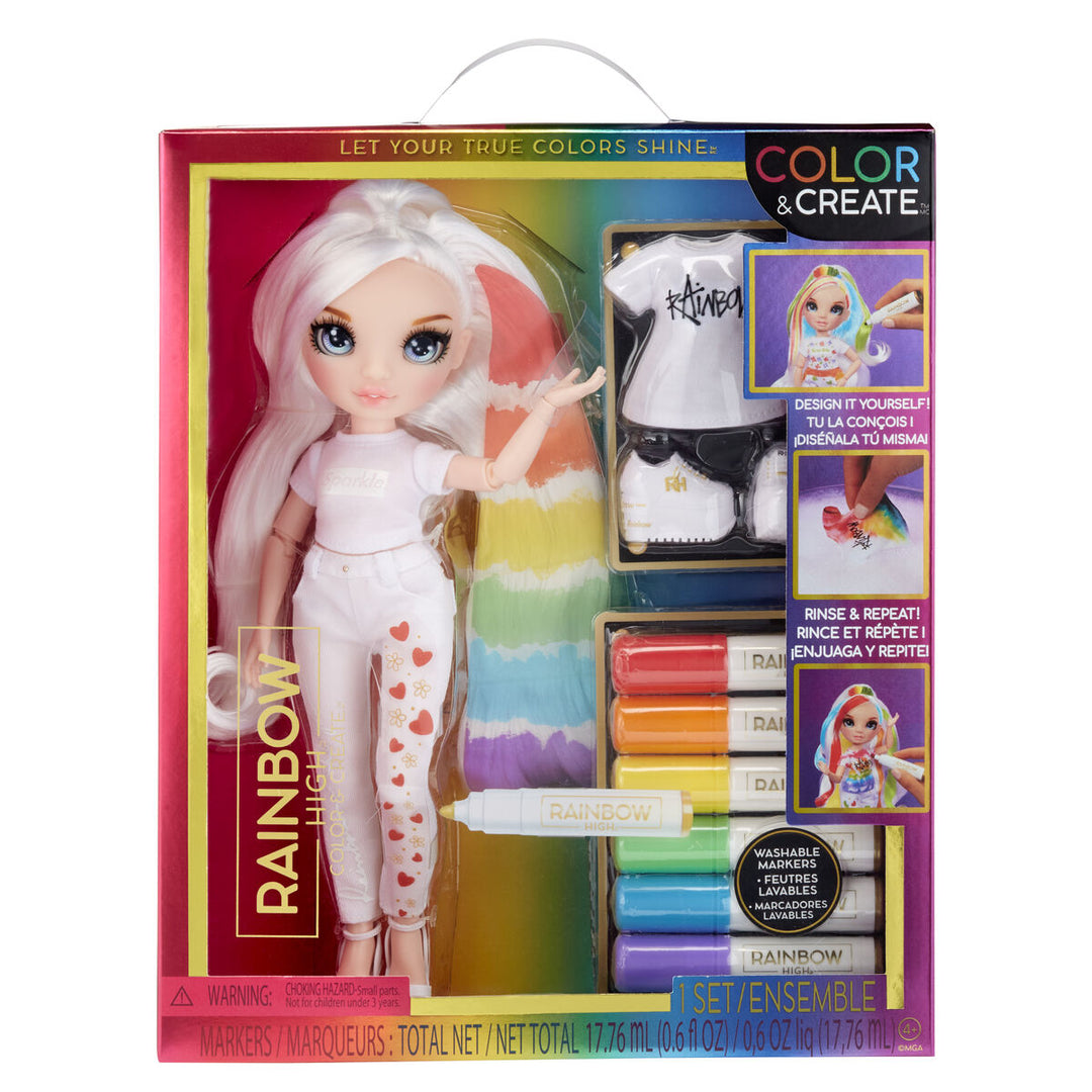 Doll Rainbow High Color & Create 22 cm