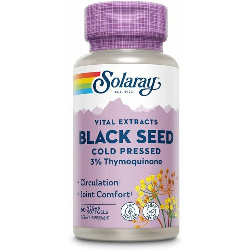 Multi-vitamines Solaray Black Seed 60 Unités