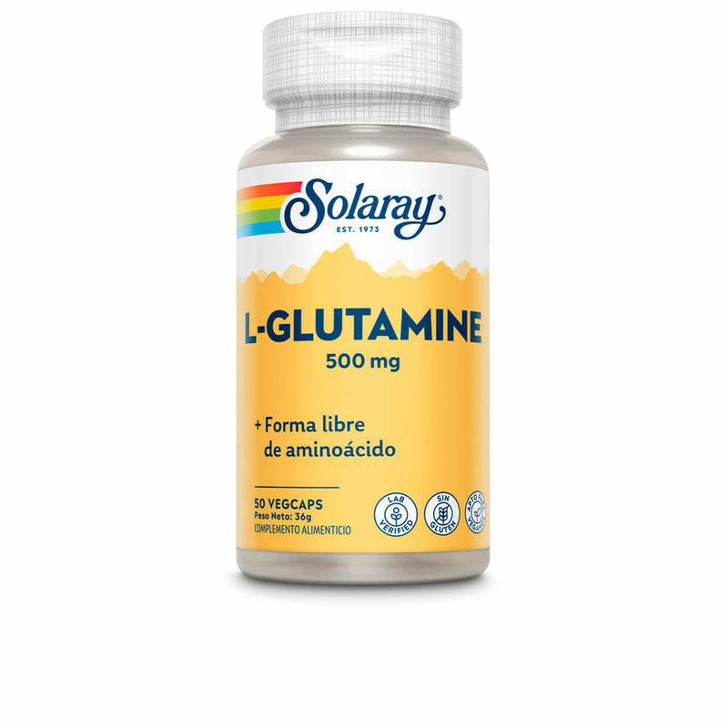 Complemento Alimentar Solaray   L-Glutamina 50 Unidades