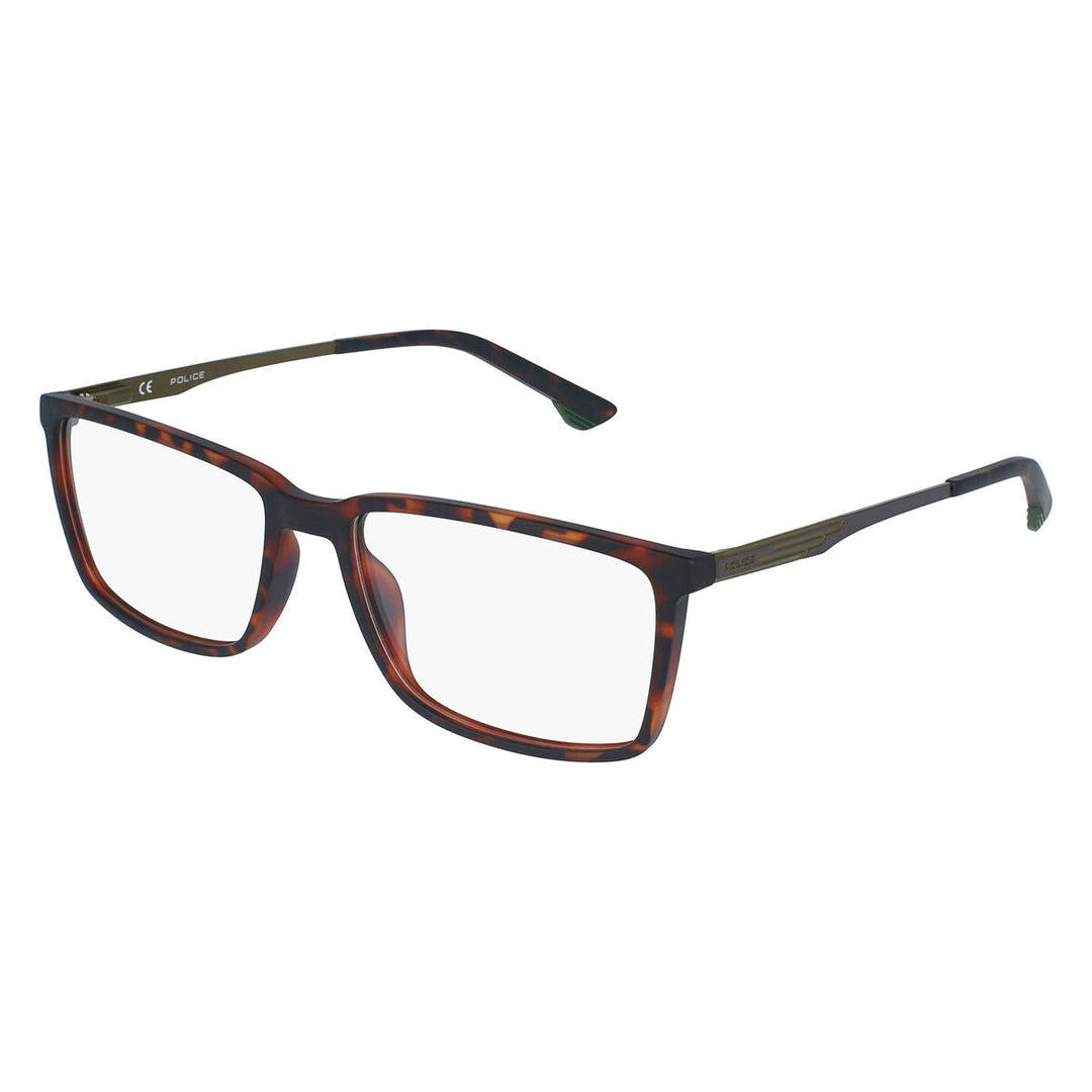 Men' Spectacle frame Police VPL949-5503AZ Brown Ø 55 mm