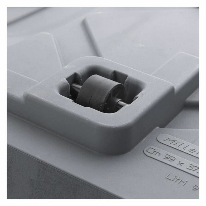 Self-watering planter Deroma Grey 99 cm Plastic Rectangular