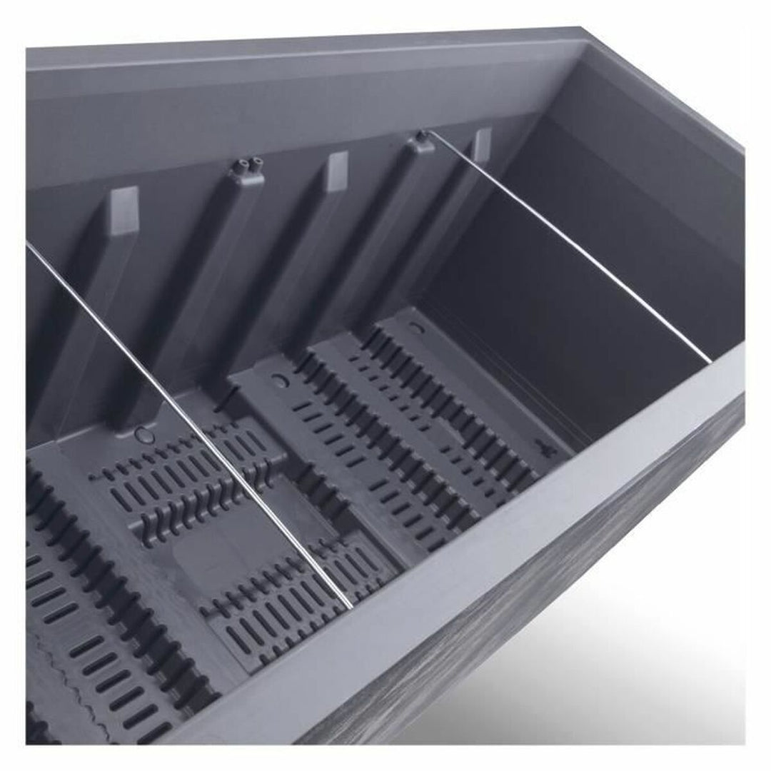 Self-watering planter Deroma Grey 99 cm Plastic Rectangular