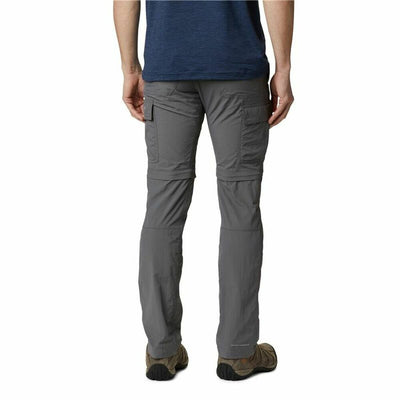 Long Sports Trousers Columbia Silver Ridge Convertible Grey Men