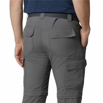 Pantalon de sport long Columbia Silver Ridge Convertible Gris Homme