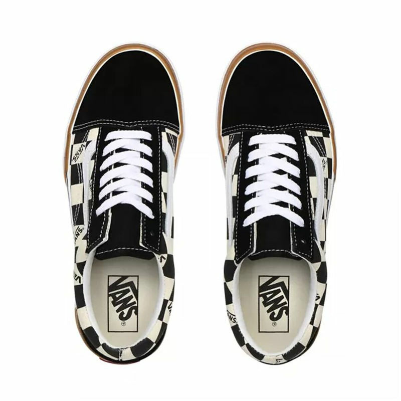 Women’s Casual Trainers Vans Old Skool Stacked White Black