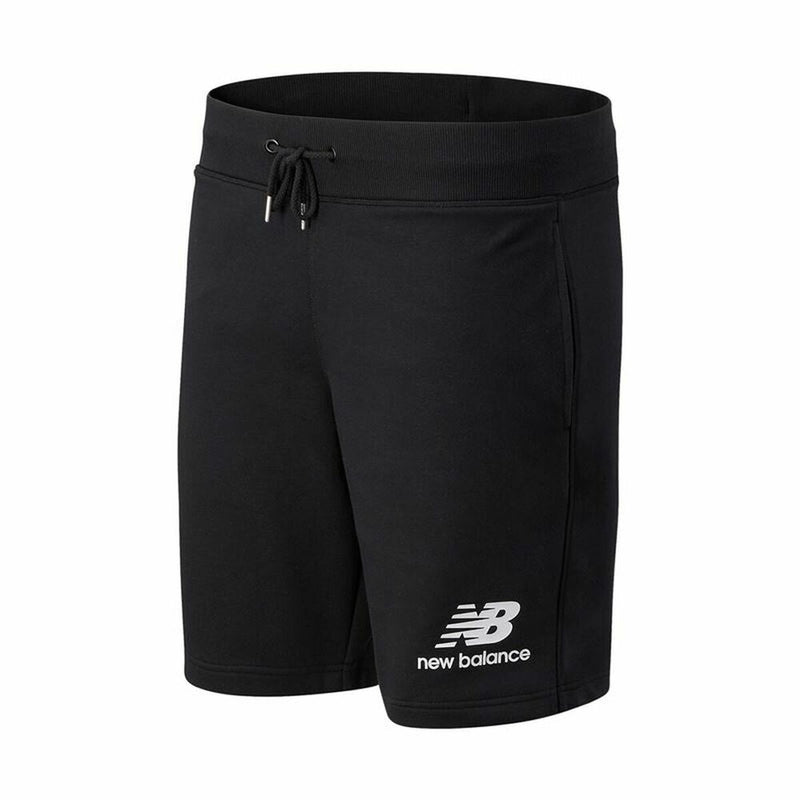 Adult Trousers New Balance Essentials Stacked Black Men