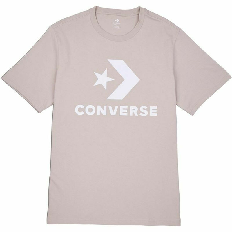 Unisex Short Sleeve T-Shirt Converse Standard Fit Center Front Large Light Pink