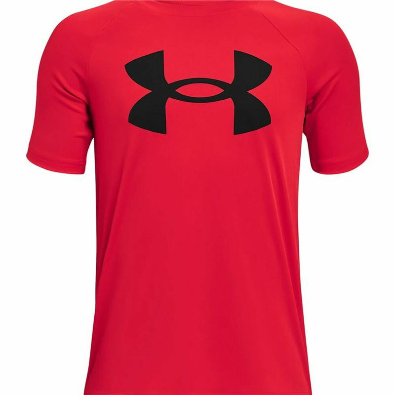 T shirt à manches courtes Enfant Under Armour  Tech Big Logo Rouge