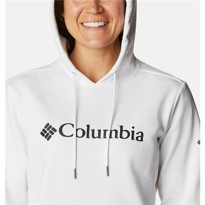 Women’s Hoodie Columbia Logo White