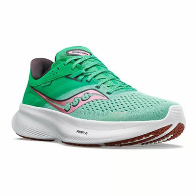 Running Shoes for Adults Saucony Saucony Ride 16 Green Lady
