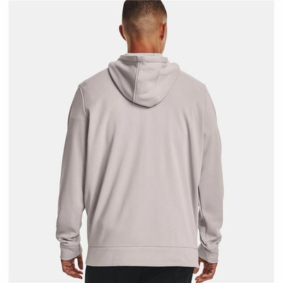 Men's Sports Jacket Under Armour Rival Light grey With hood