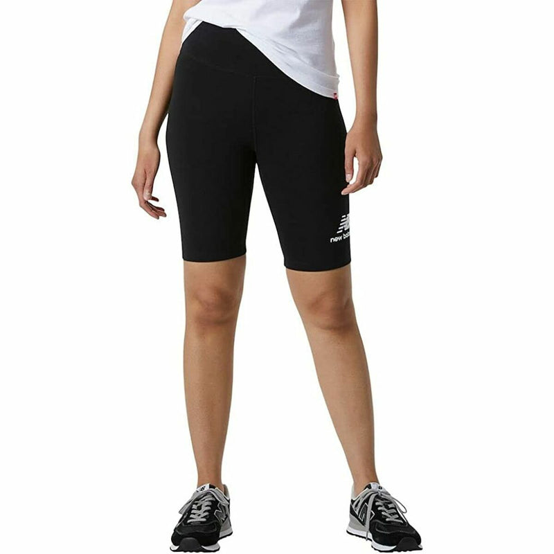 Sport leggings for Women New Balance Essentials Stacked Fitted Black