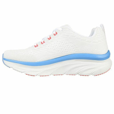 Chaussures de Running pour Adultes Skechers  D'Lux Walker Blanc Femme
