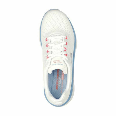 Chaussures de Running pour Adultes Skechers  D'Lux Walker Blanc Femme