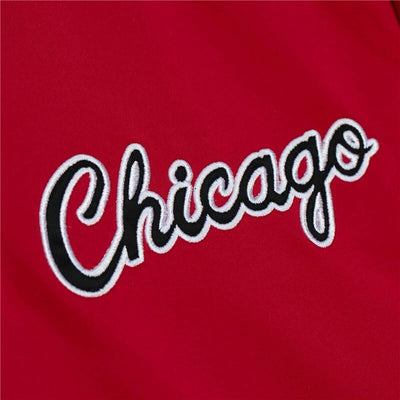 Men's Sports Jacket Mitchell & Ness Chicago Bulls Red