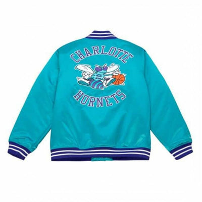 Men's Sports Jacket Mitchell & Ness Charlotte Hornets Blue
