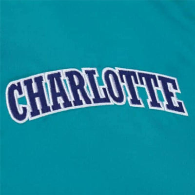 Men's Sports Jacket Mitchell & Ness Charlotte Hornets Blue