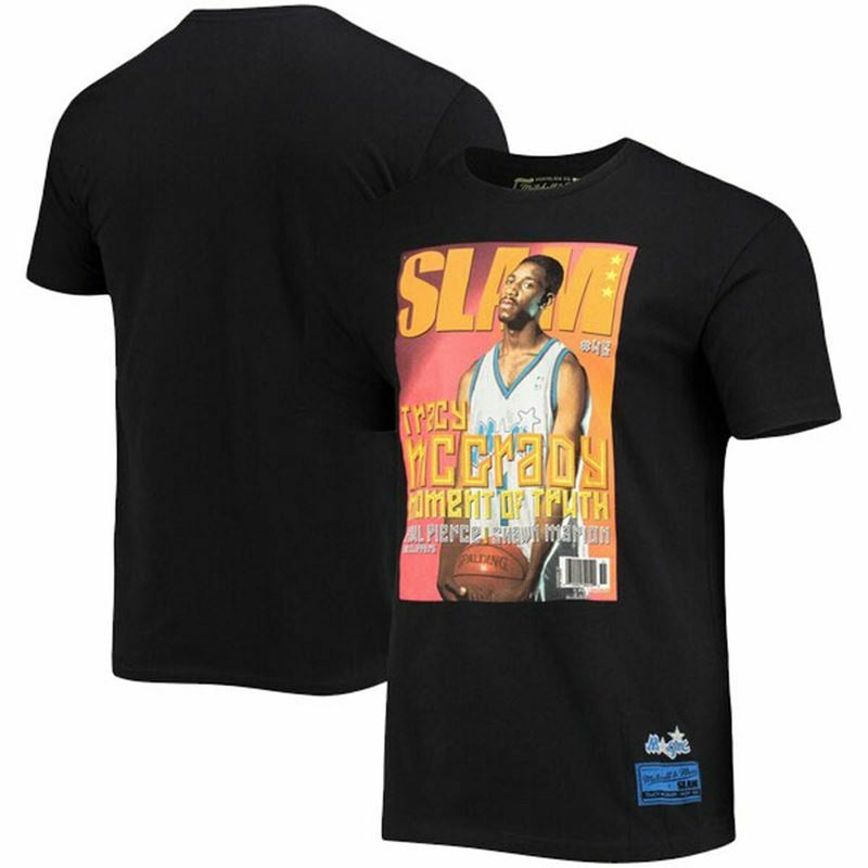 Men’s Short Sleeve T-Shirt Mitchell & Ness Orlando Magic McGrady Black