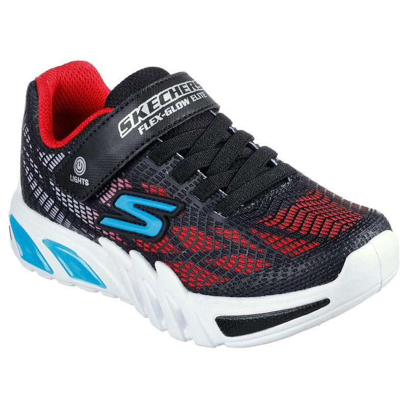 Chaussures de Sport pour Enfants Skechers Flex-Glow Elite - Vorlo Noir