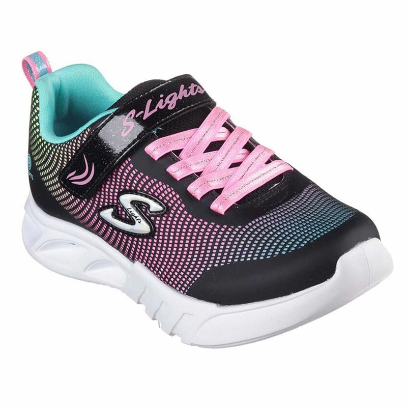 Sports Shoes for Kids Skechers Flicker Flash Black