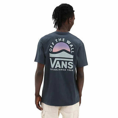 Men’s Short Sleeve T-Shirt Vans Side Set-B Dark blue