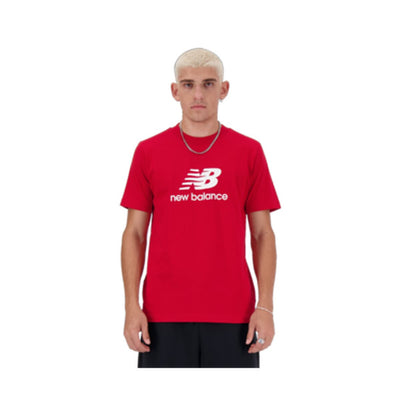 Men’s Short Sleeve T-Shirt New Balance  LOGO MT41502 TRE Red