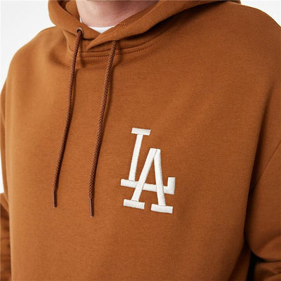Sweat à capuche unisex New Era League Essentials LA Dodgers Ocre