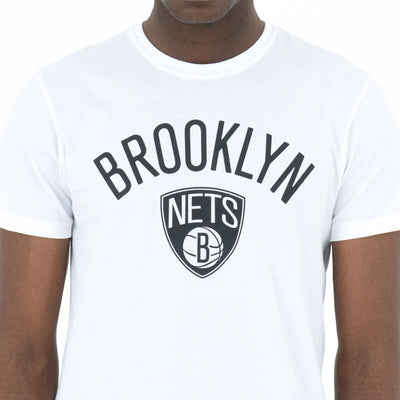 Men’s Short Sleeve T-Shirt New Era NOS NBA BRONET 60416753 White