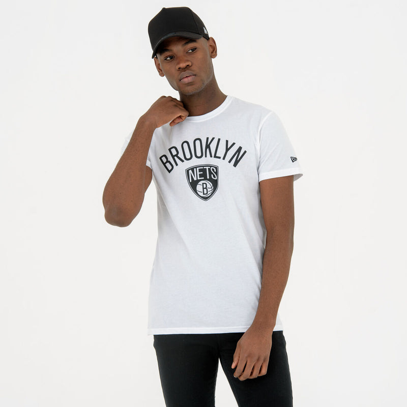 T-shirt à manches courtes homme New Era NOS NBA BRONET 60416753 Blanc