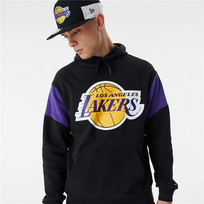 Sweat à capuche unisex New Era NBA Colour Insert LA Lakers Noir