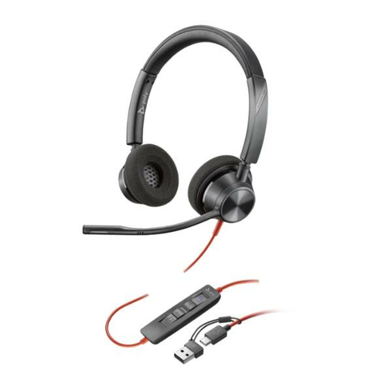 Headphones with Microphone HP Blackwire 3320 Black