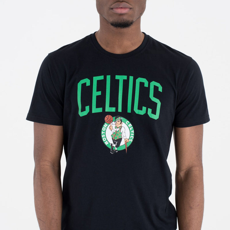 Men’s Short Sleeve T-Shirt New Era NOS NBA BOSCEL 60505459  Black