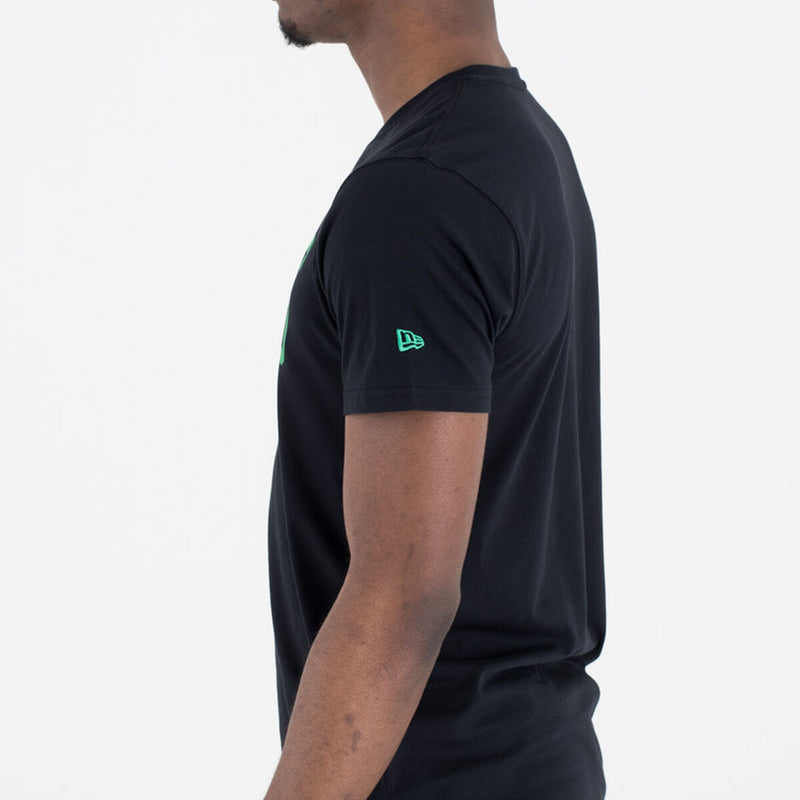 Men’s Short Sleeve T-Shirt New Era NOS NBA BOSCEL 60505459  Black