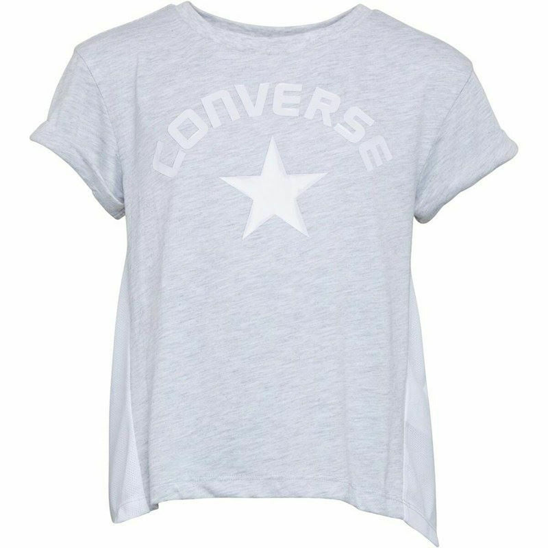 T shirt à manches courtes Enfant Converse Mix Flyaway Gris clair