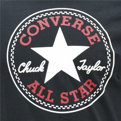 Camisola de Manga Curta Infantil Converse  Core Chuck Taylor Patch  Azul