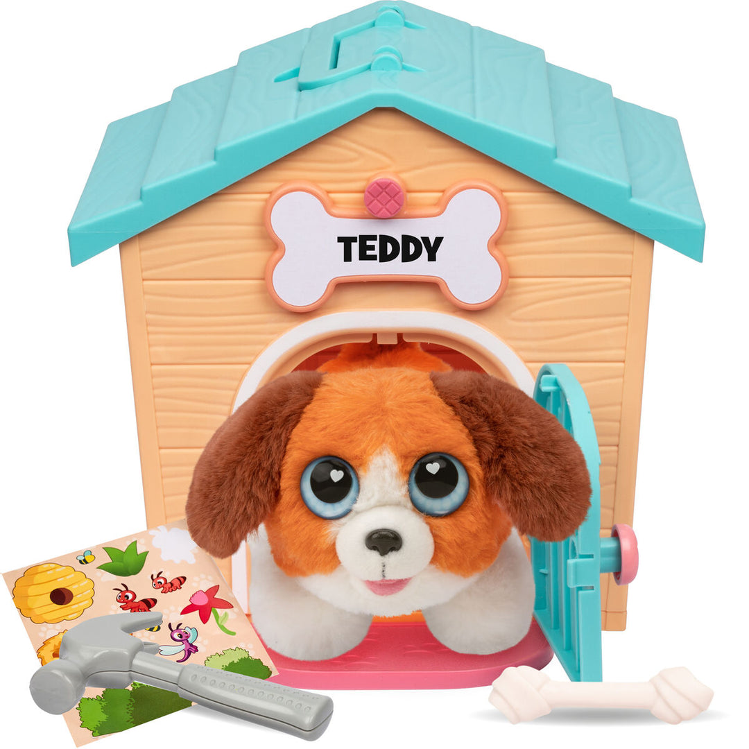 Fluffy toy Moose Toys Orange Dog Multicolour Plush Dog