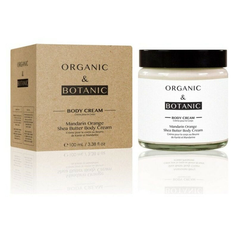 Creme Corporal Hidratante Organic & Botanic OBMOBC Tangerina 100 ml