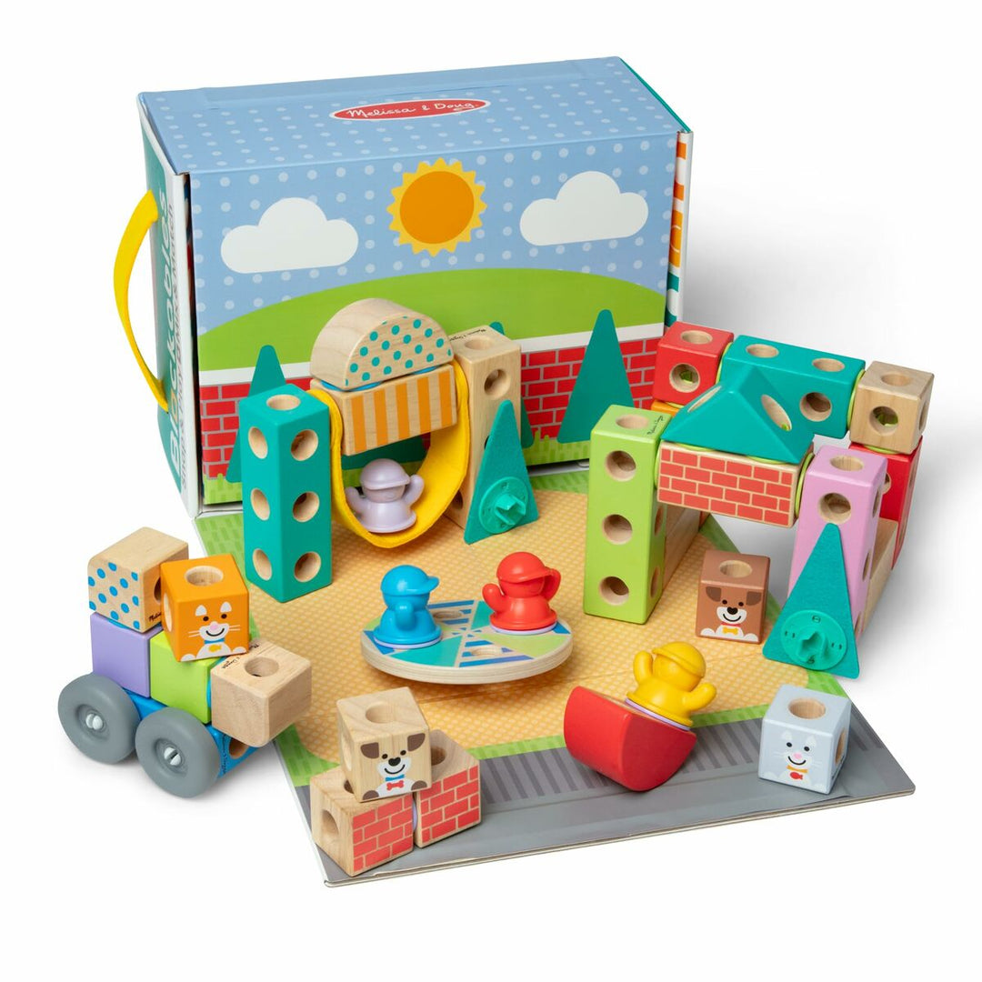 Construction set Melissa & Doug Blockables 73 Pieces
