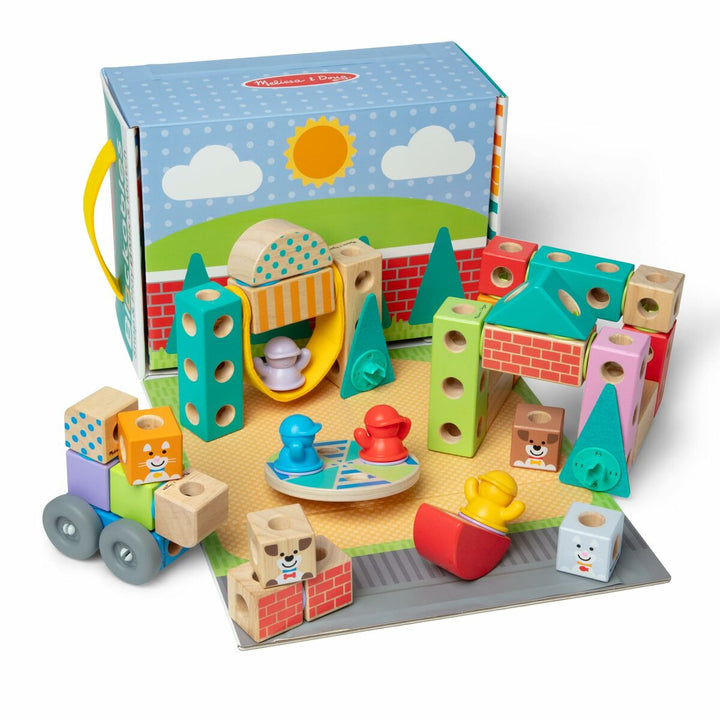 Construction set Melissa & Doug Blockables 73 Pieces